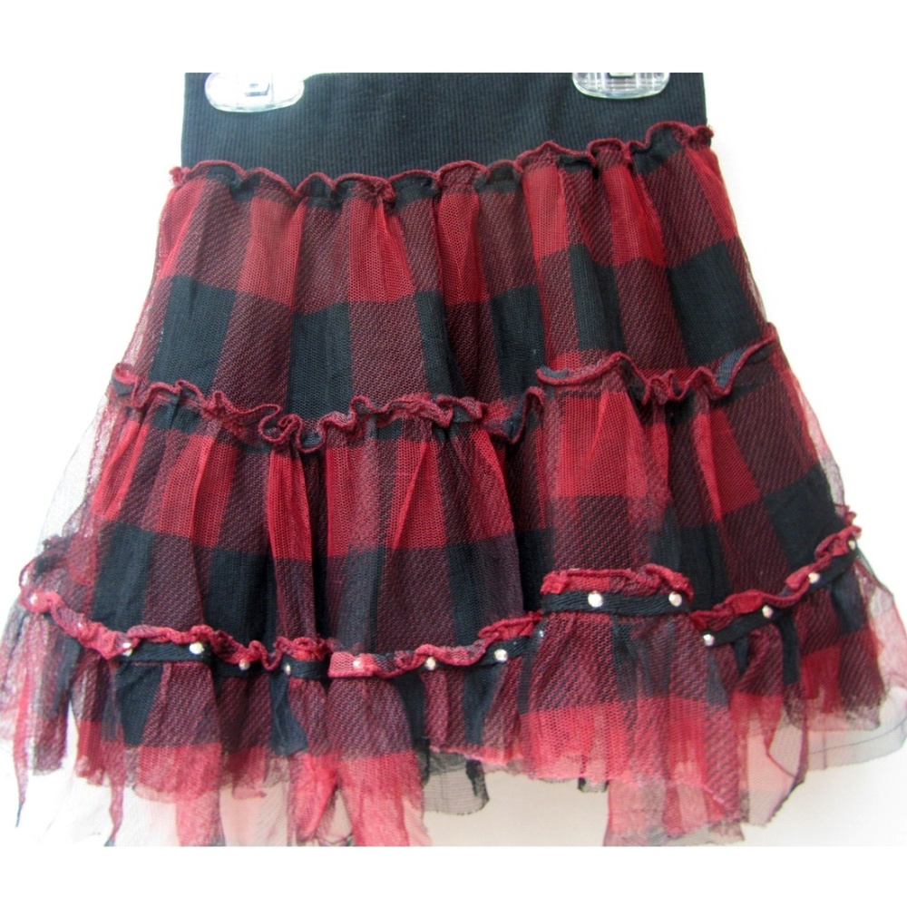Unique Buffalo Plaid Tulle Tutu Skirt 5